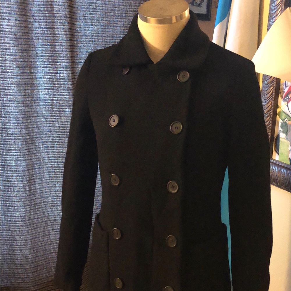 Black J Crew Coat